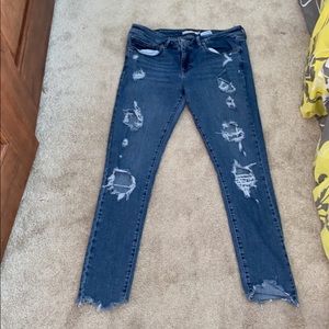 Levi's ripped jeans